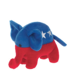 Republican Campaign Elephant Stuffed Animals, Custom Made With Your Logo!