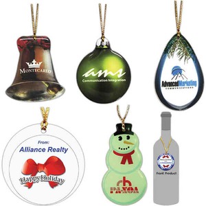 Epoxy Dome Ornaments, Custom Imprinted With Your Logo!