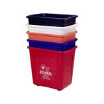 Custom Printed Small Desk Side Waste Baskets!
