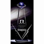 Custom Printed Globe Crystal Awards!