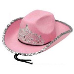 Custom Printed Felt Tiara Cowboy Hats!