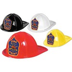 Custom Imprinted Plastic Fire Chief Hats!