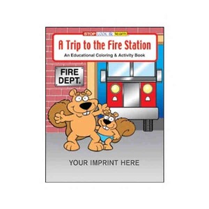 Fire Department Coloring and Activity Books, Personalized With Your Logo!