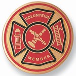 Custom Engraved Fire Department Volunteer Emblems and Seals!