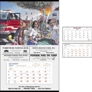 Fire Hanger Commercial Calendars, Custom Designed With Your Logo!