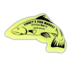 Fish Shaped Erasers, Custom Made With Your Logo!