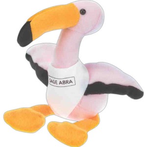 Flamingo Bird Beanie Toys, Customized With Your Logo!