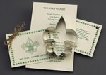 Customized Fleur De Lis Stock Shaped Cookie Cutters!