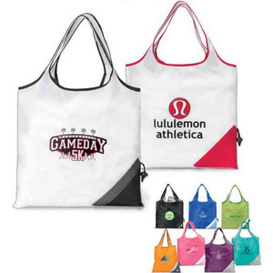 Foldaway Shopping Bags, Custom Imprinted With Your Logo!