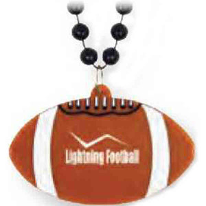 Football Necklaces on Football Bead Necklaces  Custom Printed With Your Logo