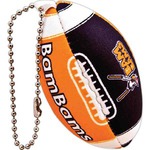 Custom Printed Football Shaped Key Chain