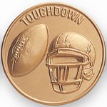 Custom Engraved Football Touchdown Emblems and Seals!