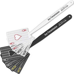Four Ace Playing Card Fly Swatters, Customized With Your Logo!
