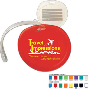 Fun Luggage Tags For Under A Dollar, Custom Imprinted With Your Logo!