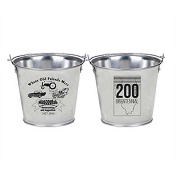 55oz. Tin Buckets, Custom Printed With Your Logo!