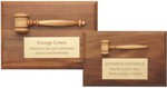Custom Printed Gavel Plaques