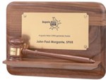 Custom Printed Gavel Plaques