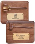 Custom Printed Gavel Plaques