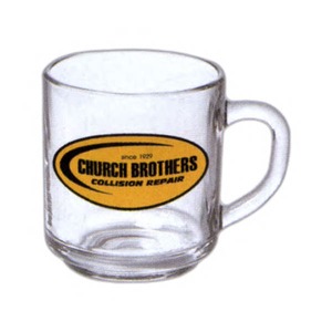 Glass Mugs, Custom Imprinted With Your Logo!
