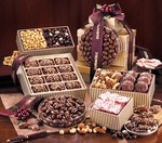 Customized Gold Striped Towers Food Gifts!