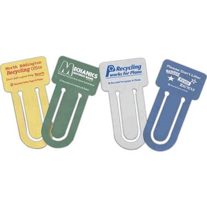 Green Environmentally Friendly Bookmarks, Custom Imprinted With Your Logo!