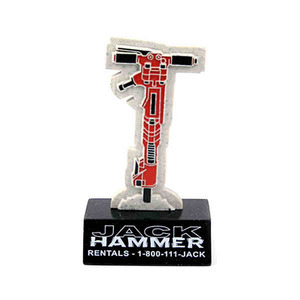 Ground Breaking Theme Paperweights, Personalized With Your Logo!