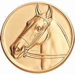 Custom Engraved Horse Head English Emblems and Seals!