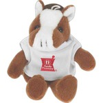 Custom Imprinted Horse Stuffed Animals!
