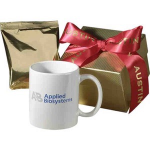 Hot Chocolate Ceramic Mug Gift Boxes, Custom Imprinted With Your Logo!