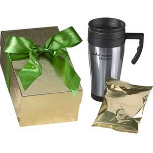 Hot Chocolate Travel Mug Gift Boxes, Custom Printed With Your Logo!