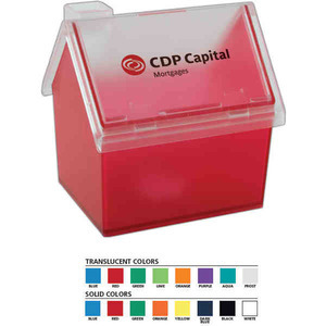 House Shaped Savings Banks, Customized With Your Logo!