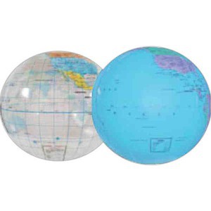 Inflatable Globe Beach Balls, Customized With Your Logo!