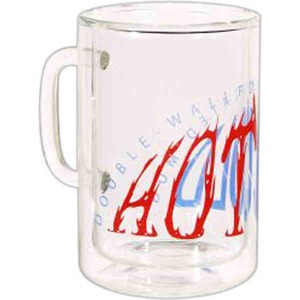 Insulated Latte Lab Glass Mugs, Customized With Your Logo!