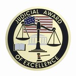 Custom Engraved Judicial Award of Excellence Emblems and Seals!