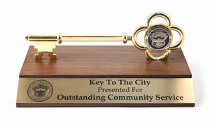 Key to the City Awards, Customized With Your Logo!