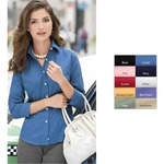 Embroidered Ladies Van Heusen Woven Dress Shirts!