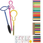 Custom Printed Leopard Bent Pens!