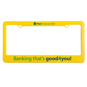 License Plate Holders, Custom Imprinted With Your Logo!