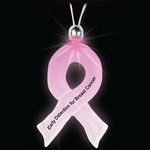 Custom Printed Light Up Awareness Ribbon Necklaces!