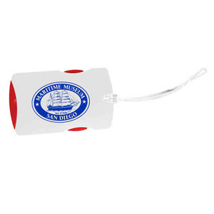 Made in the USA Buckle Luggage Tags, Custom Imprinted With Your Logo!