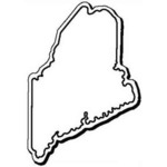 Custom Imprinted 	Maine State Shaped Items!