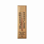 Custom Imprinted Maple Wood Thermometers!