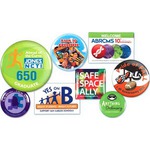 Custom Printed Round Shaped Badges and Buttons