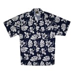 Mens Blue Hawaii Hawaiian Camp Shirts