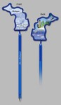 Custom Imprinted 	Michigan State Shaped Items!