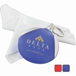 Custom Printed Microfiber Cleaning Cloth Keychains!