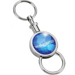 Custom Decorated Circle Shaped Key Rings!