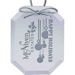Personalized Octagon Shaped Christmas Ornaments!