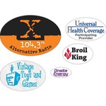 Custom Printed Oval Shaped Decals And Stickers!