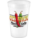 Custom Designed White Color Stadium Cups!